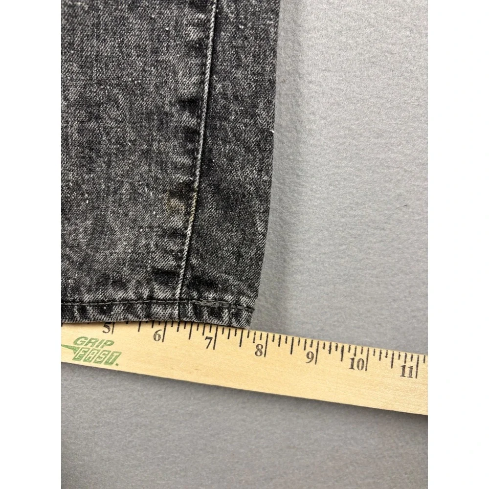 Levis 511 Slim Fit Jeans Black Acid Wash 40x32 (Measures 40x31) Black